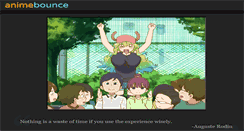 Desktop Screenshot of animebounce.net