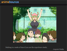Tablet Screenshot of animebounce.net